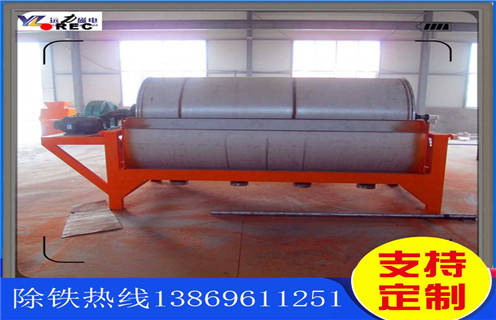 干選強磁磁選機，南通干選強磁輥式磁選機_南通干選強磁輥式磁選機制作如何選鐵參數規格一般是多少_生產廠家